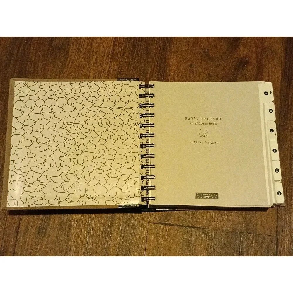 William Wegman's Fay's Friends Address Book